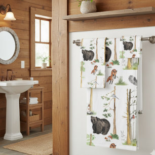 Ours Aquarelle Faune Bois Forêt Animaux