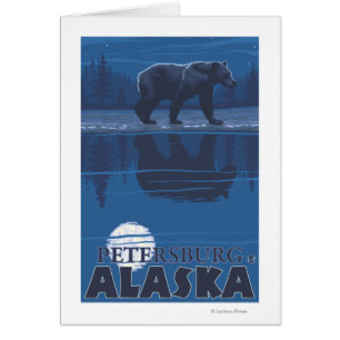 Ours au clair de lune - Petersburg, Alaska