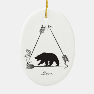 Ours autochtone personnalisé dans les décorations 