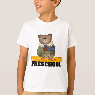 Ours avec les T-shirts et les cadeaux préscolaires