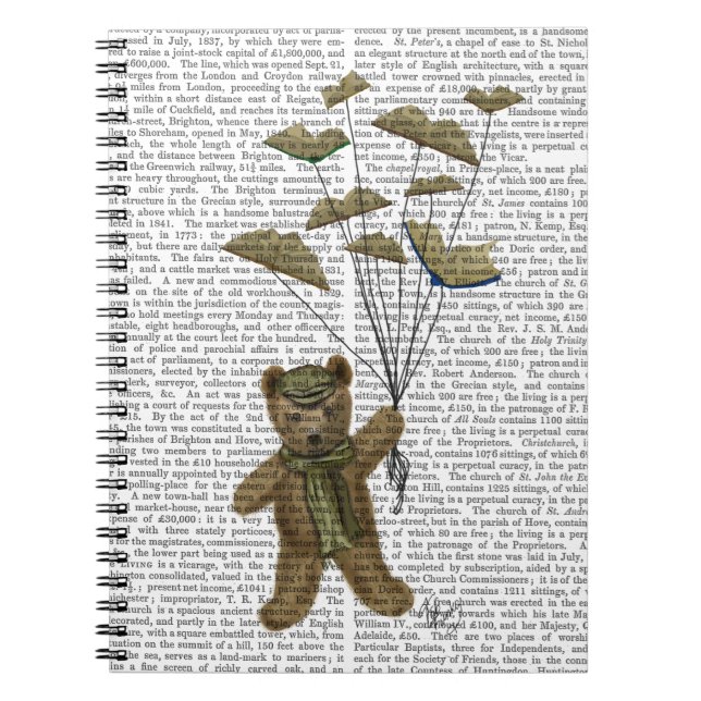 Ours avec papillons du livre (Devant)