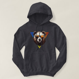 Ours Brown cool avec lunettes de soleil Sweat - sh