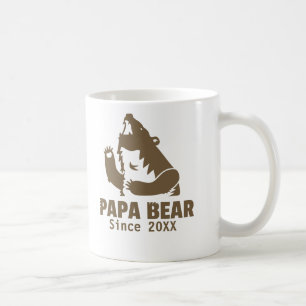 Ours Brown de papa depuis l'année de la tasse de