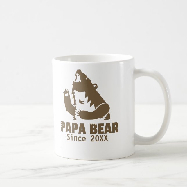 Ours Brown de papa depuis l'année de la tasse de (Droite)