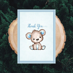 Ours Brown Pour Garçon Baby shower Merci