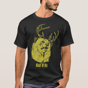 Ours + Cerf = Beer Funny Retro Classic T-Shirt