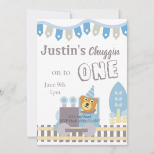 Ours d'anniversaire, Invitation de train, 1er anni
