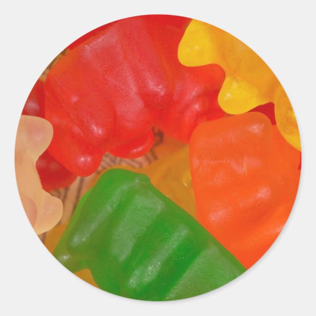 Ours de gomme - Stickers (Devant)