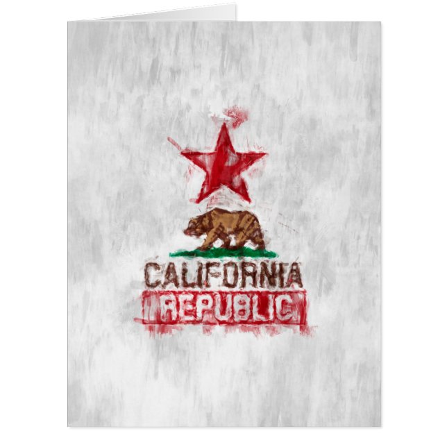 Ours drapeau de la République de Californie à la d (Devant)