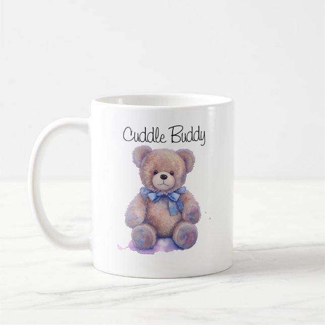 Ours en peluche "Coffee Buddy" Mug de café (Gauche)