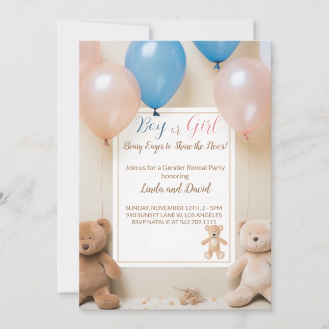 Ours en peluche : Invitation à la révélation de ge (Devant)
