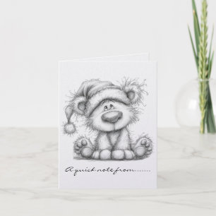 Ours en peluche noir et blanc