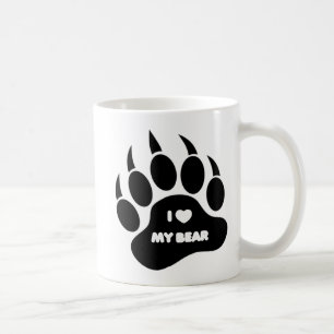 Ours gai / Mug d'oursons J'ai le coeur mon ours da