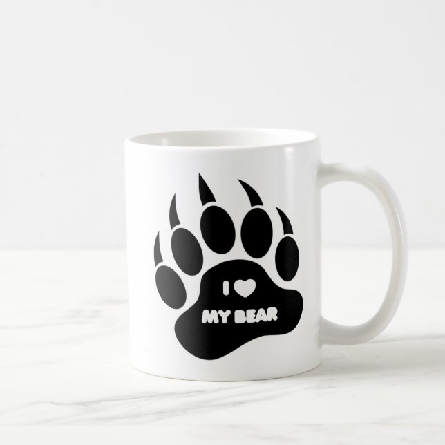 Ours gai / Mug d'oursons J'ai le coeur mon ours da (Droite)