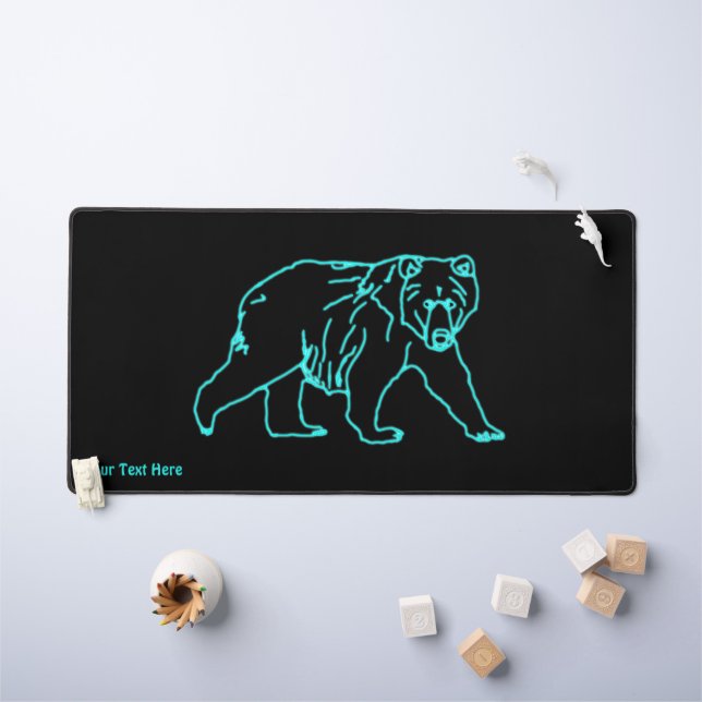 Ours Kodiak électrique (Tableau pour enfants)