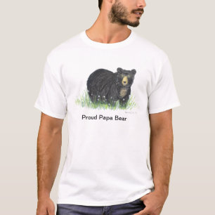 Ours noir, Fier papa ours nouveau papa T-shirt