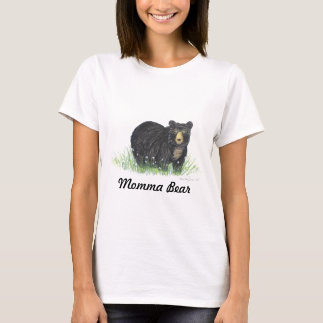 Ours noir, T-shirt (Devant)