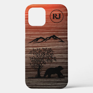 Ours personnalisé Silhouette Apple iPhone 12 Coque