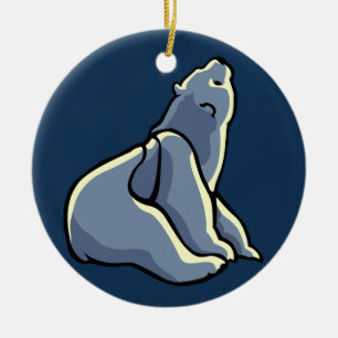 Ours Polaire Art Ornement Ours Garde Ours Cadeaux 
