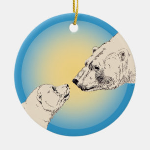 Ours Polaire Art Ornement Ours Garde Ours Cadeaux