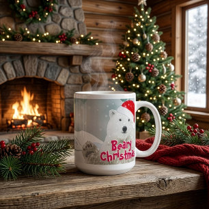 Ours polaire du Père Noël Tasse géante Noël Bear