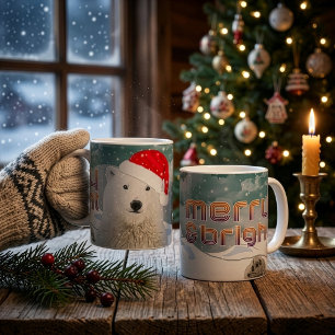 Ours polaire du Père Noël Tasses Beary Noël