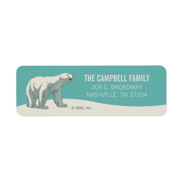 Ours polaire du Pôle Nord (Devant)