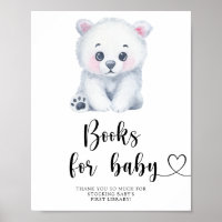 Ours polaire - livres pour bébé poster