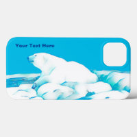 Ours Polaire Sur Coque De Glace-Mate coque iphone