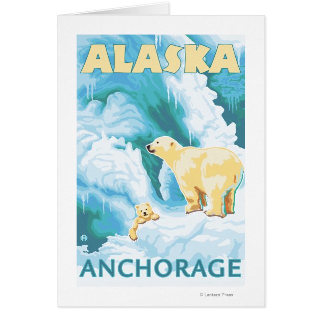 Ours Polaires & Cub - Anchorage, Alaska (Devant)