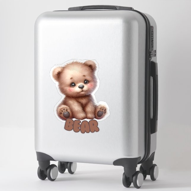OURS - STICKER DE NURSERIE (Sur valise)