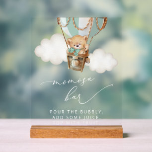 Ours Teddy, Ballotte à air chaud vert, Bar Momosa