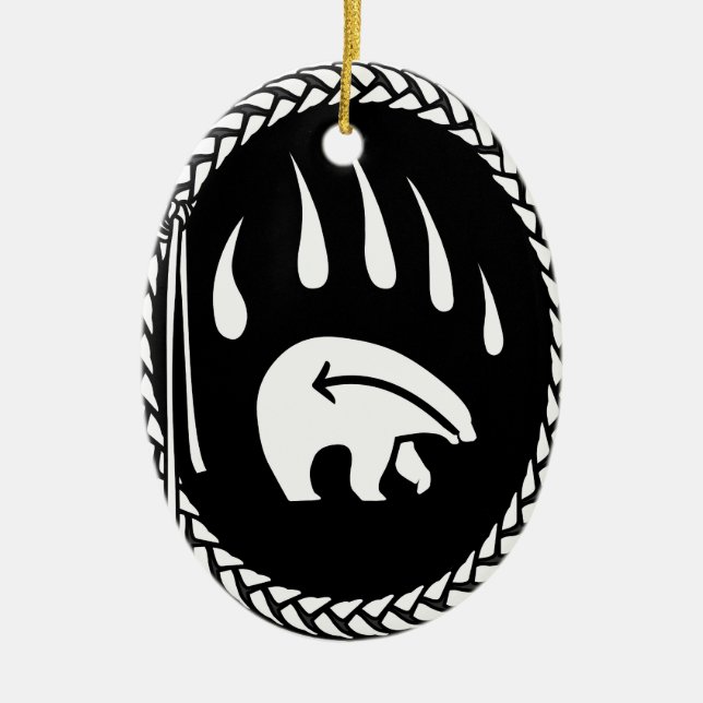 Ours Tribal Art Ornement Ours Garde-Ours & Cadeaux (Devant)