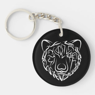 Ours tribal noir et blanc