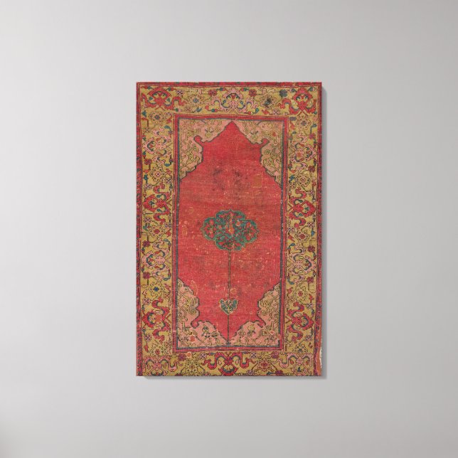 Oushak Rug Canvas Print (Front)