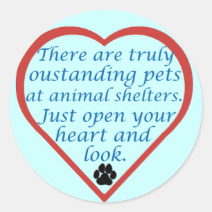 Oustanding Pets Classic Round Sticker