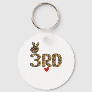 Out 3rd Grade Teacher Graduation Last Day Of Schoo Keychain