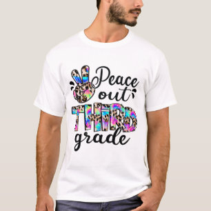 Out 3rd Grade Tie Dye Happy Last Day Of School T-Shirt