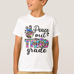Out 3rd Grade Tie Dye Happy Last Day Of School  T-Shirt