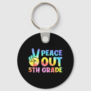 Out 5th Grade 2024 Graduate Happy Last Day Of Scho Keychain