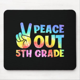 Out 5th Grade 2024 Graduate Happy Last Day Of Scho Mouse Pad