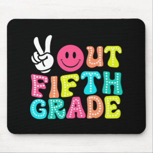 Out 5th Grade Graduation Cl 2024 Last Day Of Schoo Mouse Pad