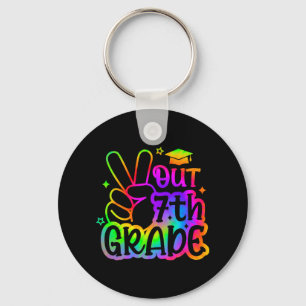 Out 7th Grade 2024 Graduate Happy Last Day Of Scho Keychain
