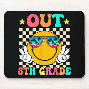 Out 8th Grade Graduation Last Day Of School Gradua Mouse Pad