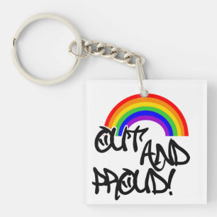 Out and Proud Keychain