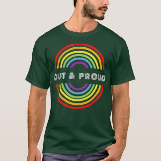 Out And Proud Pride LGBT LGBTQ T LGBT Supporter P T-Shirt