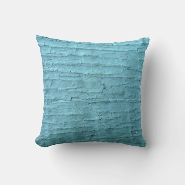 Out door or indoor Solid light sky blue  pillow (Front)