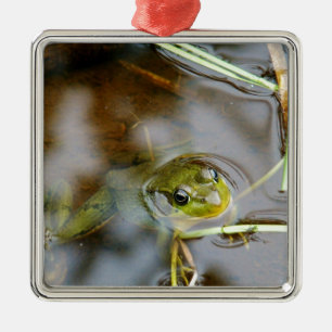 Out for some fresh air metal ornament