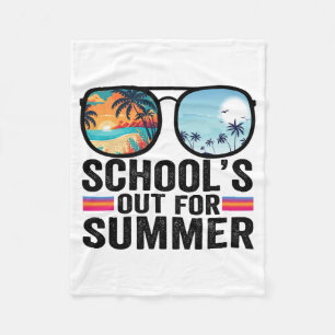 Out For Summer Gles Last Day Of School Teacher 1 Fleece Blanket