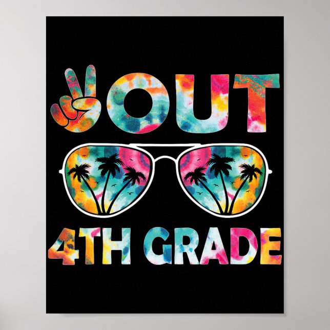 Out Fourth 4th Grade Cl Of 2023 Good  Poster (Front)